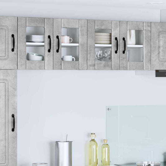 Pannello lavastoviglie Lucca Grigio Cemento 60 x 31 x 40 cm | homemem39