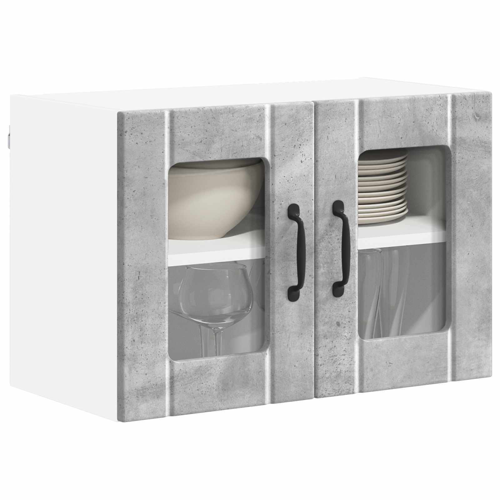 Pannello lavastoviglie Lucca 2 pcs Grigio Cemento | homemem39
