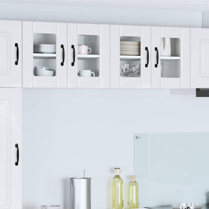 Pannello lavastoviglie Lucca 2 pcs Bianco Lucido | homemem39