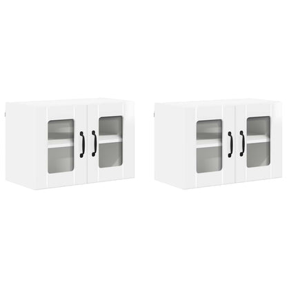 Pannello lavastoviglie Lucca 2 pcs Bianco Lucido | homemem39