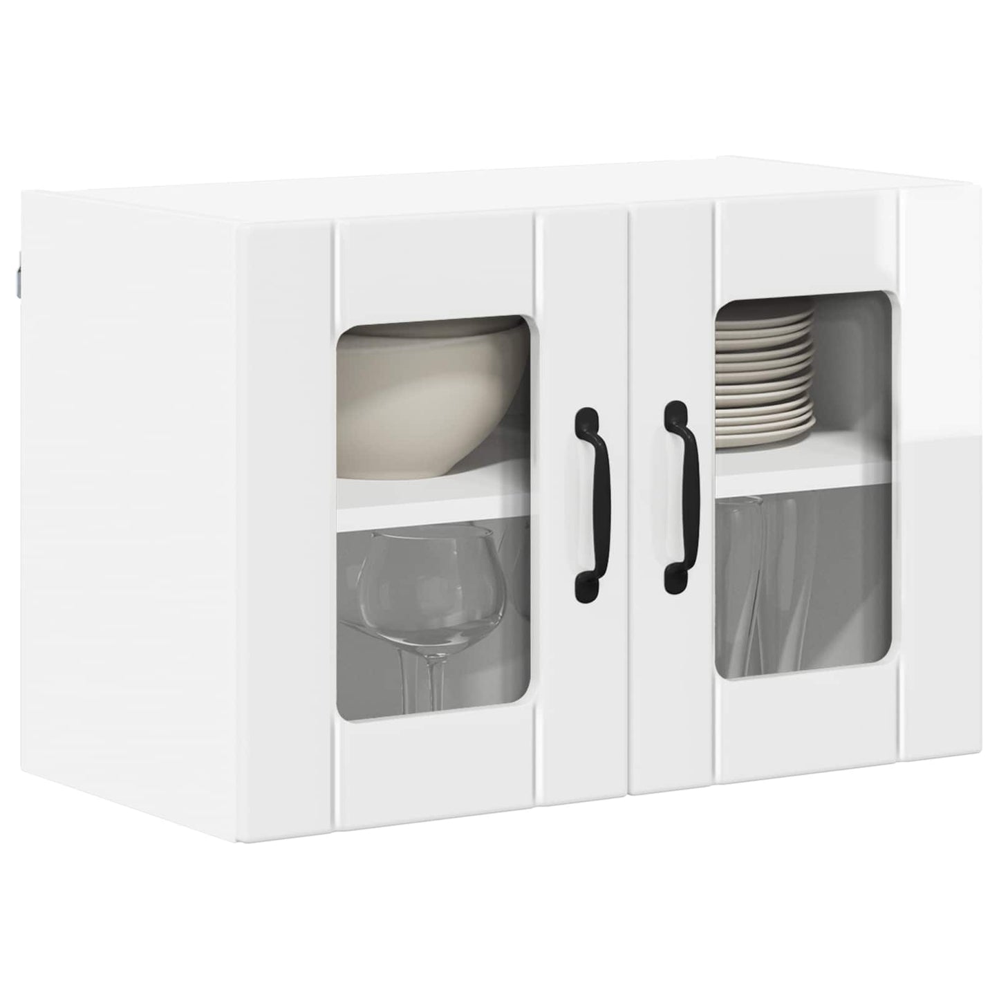 Pannello lavastoviglie Lucca 2 pcs Bianco Lucido | homemem39