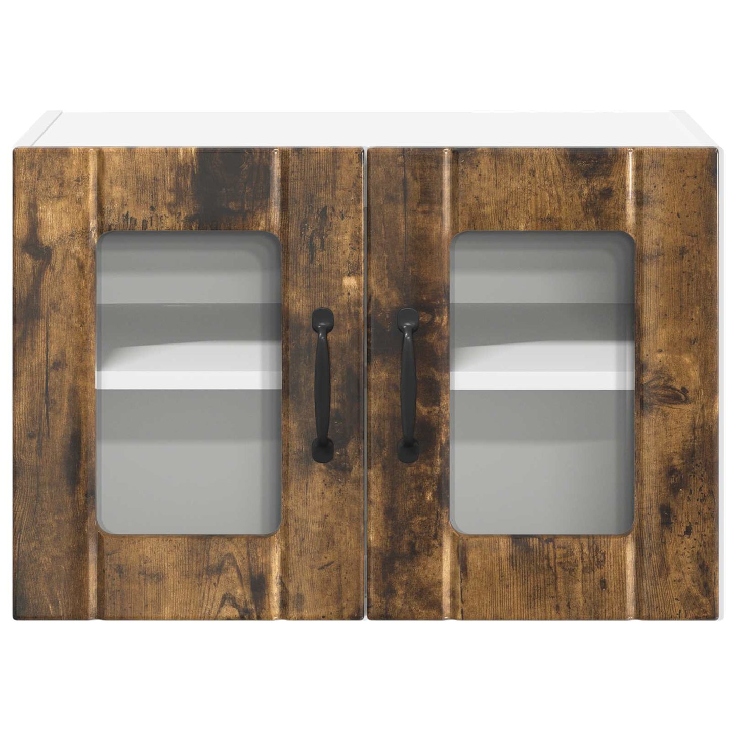 Mobile in vetro da parete LUCCA Rovere Fumo 60 x 31 x 40 cm