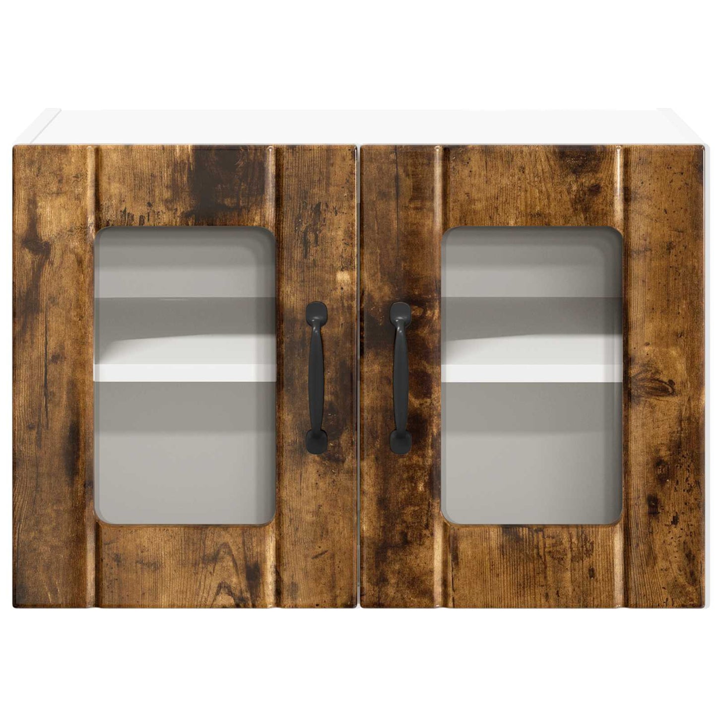 Mobile in vetro da parete LUCCA Rovere Fumo 60 x 31 x 40 cm