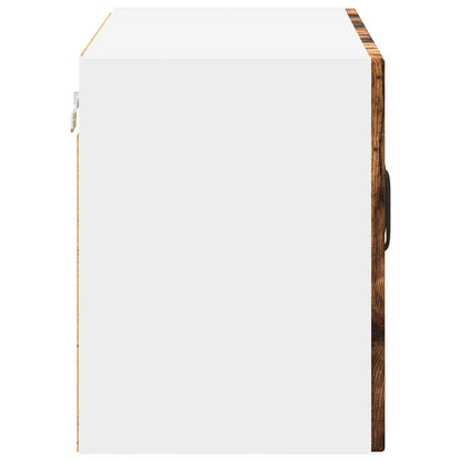 Mobile in vetro da parete LUCCA Rovere Fumo 60 x 31 x 40 cm