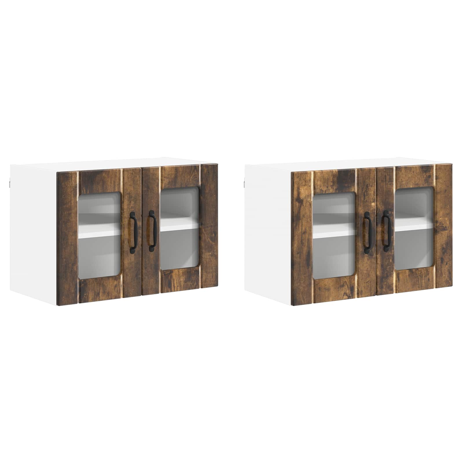 Pannello lavastoviglie Lucca 2 pcs Rovere Fumo 60 x 31 x 40 cm | homemem39