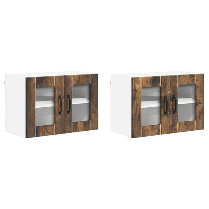 Pannello lavastoviglie Lucca 2 pcs Rovere Fumo 60 x 31 x 40 cm | homemem39