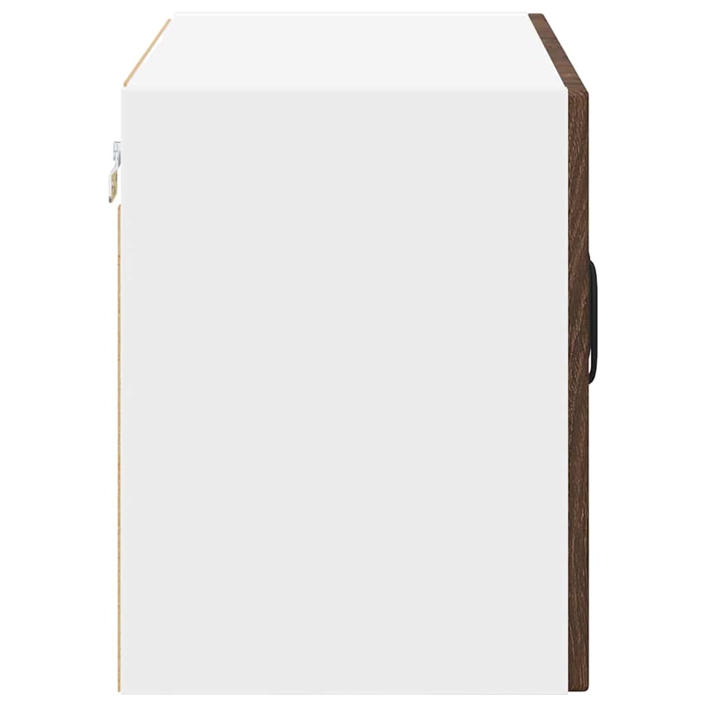 Armadi a pareti per cucina con porta Lucca 2 pcs Rovere Marrone | homemem39