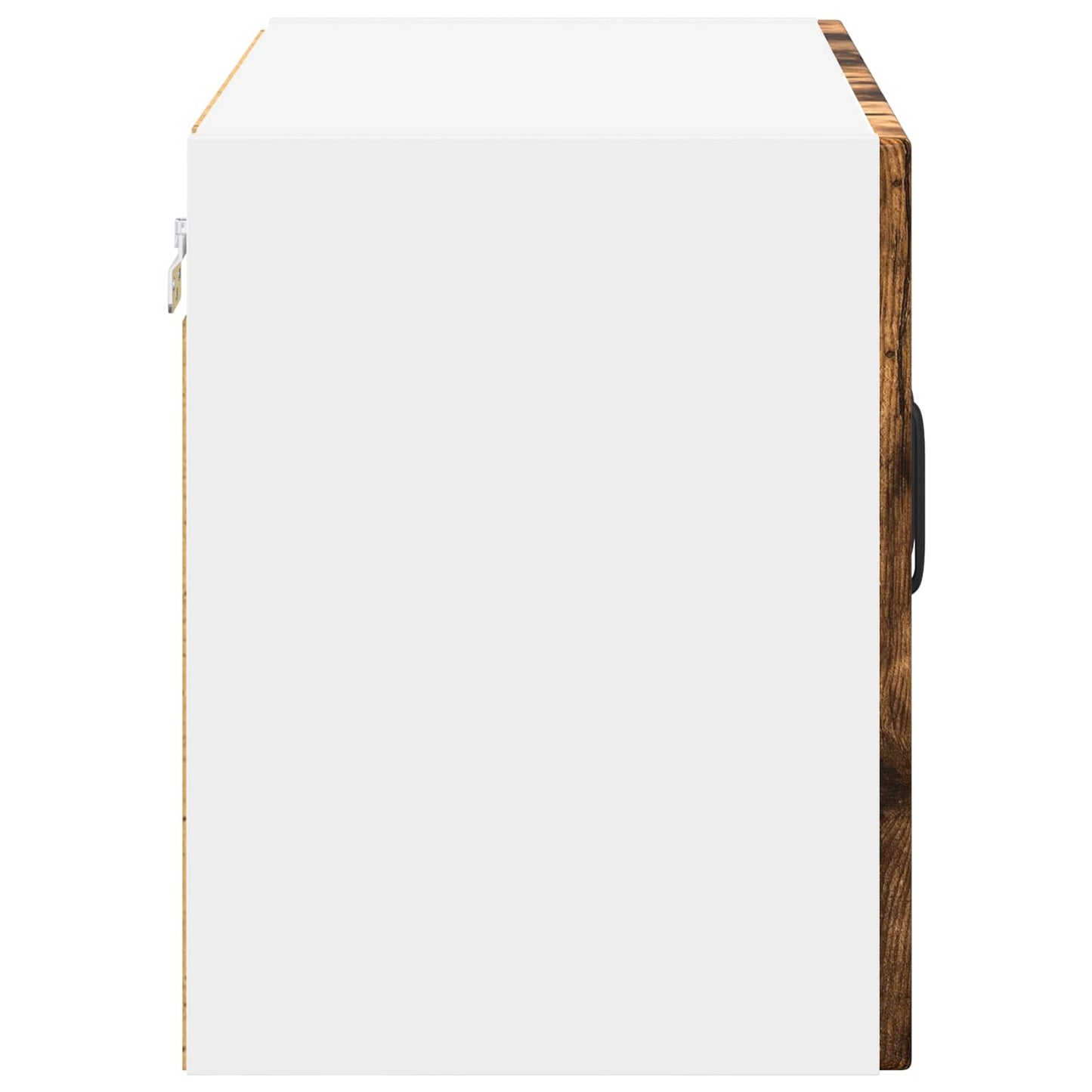 Mobile in vetro da parete LUCCA Legno antico 60 x 31 x 40 cm