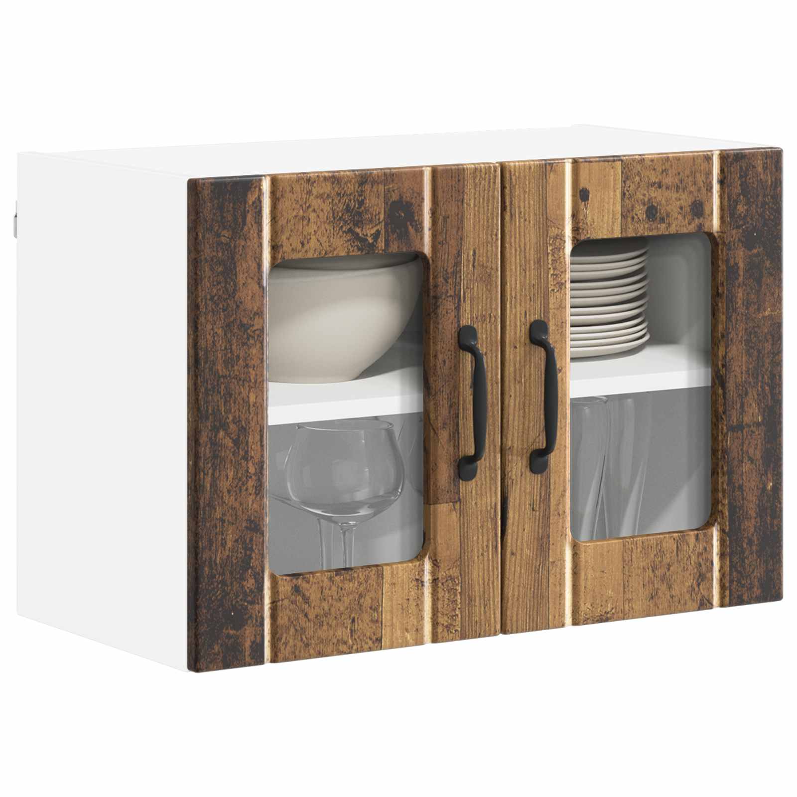 Pannello lavastoviglie Lucca 2 pcs Legno antico 60 x 31 x 40 cm | homemem39