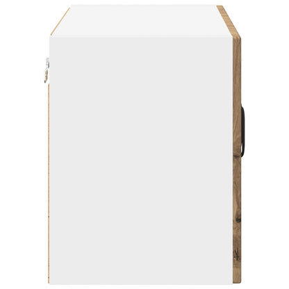 Mobile in vetro da parete LUCCA 2 pcs Rovere Artigianale