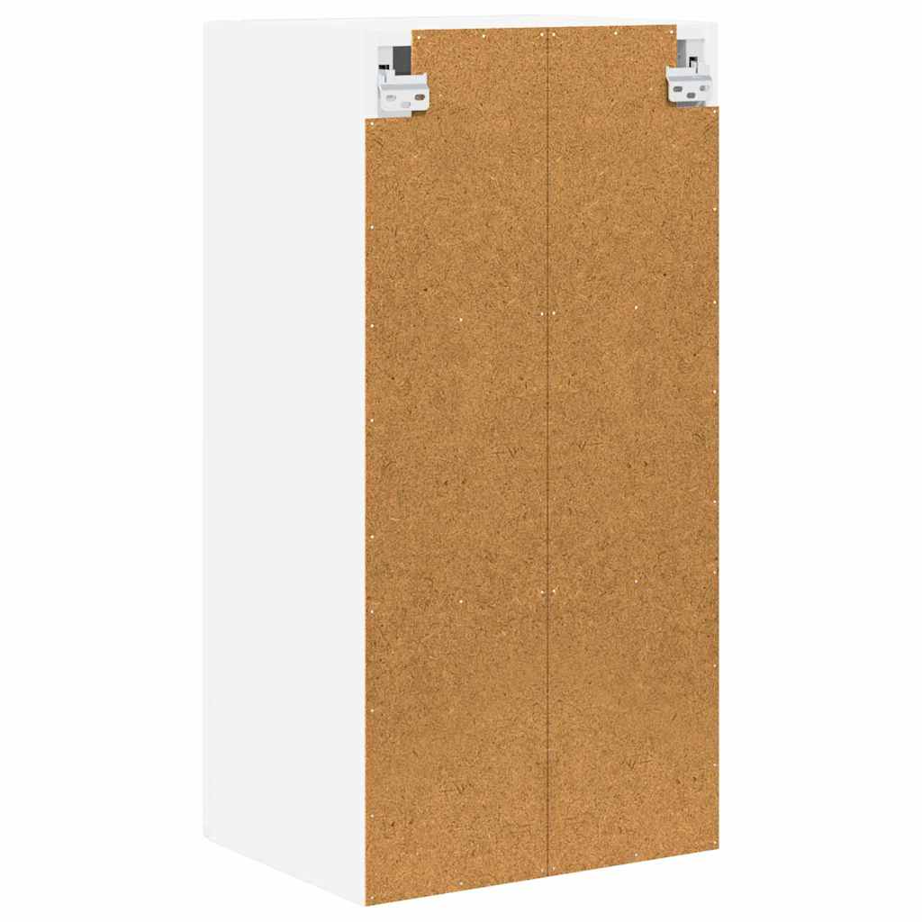 Mobile in vetro da parete LUCCA 2 pcs Bianco 40 x 31 x 80 cm