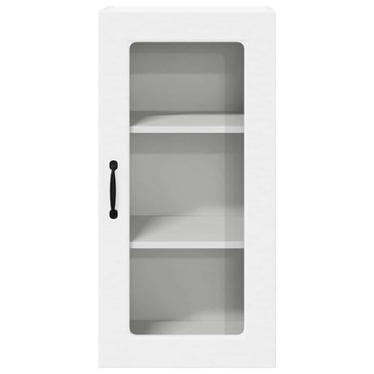 Mobile in vetro da parete LUCCA 2 pcs Bianco 40 x 31 x 80 cm