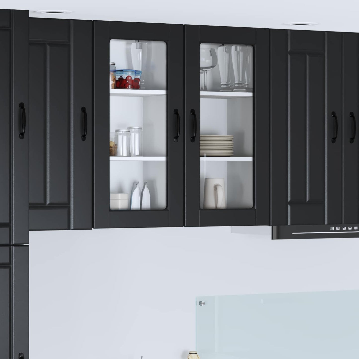 Pannello lavastoviglie Lucca Nero 40 x 31 x 80 cm | homemem39