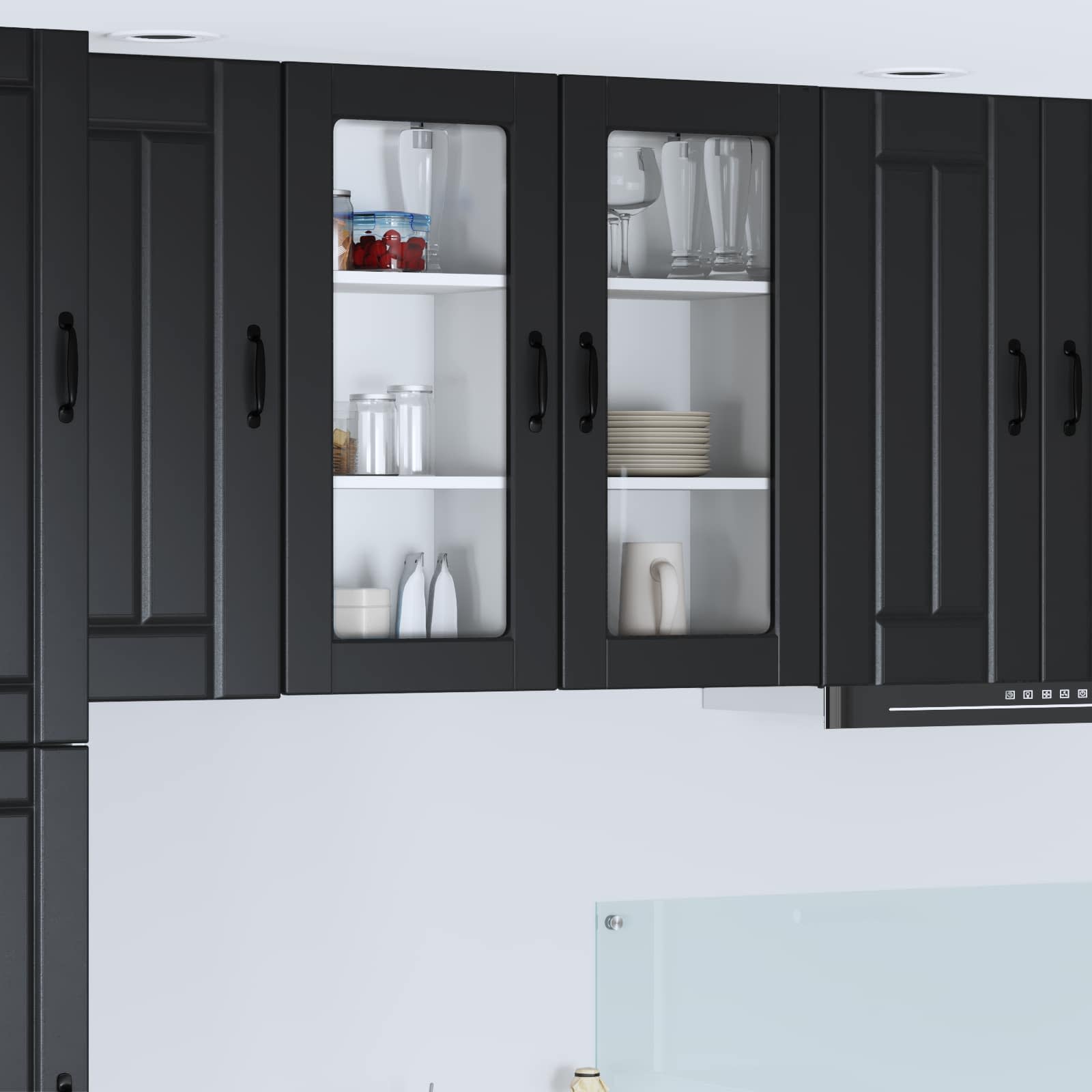 Pannello lavastoviglie Lucca Nero 40 x 31 x 80 cm | homemem39