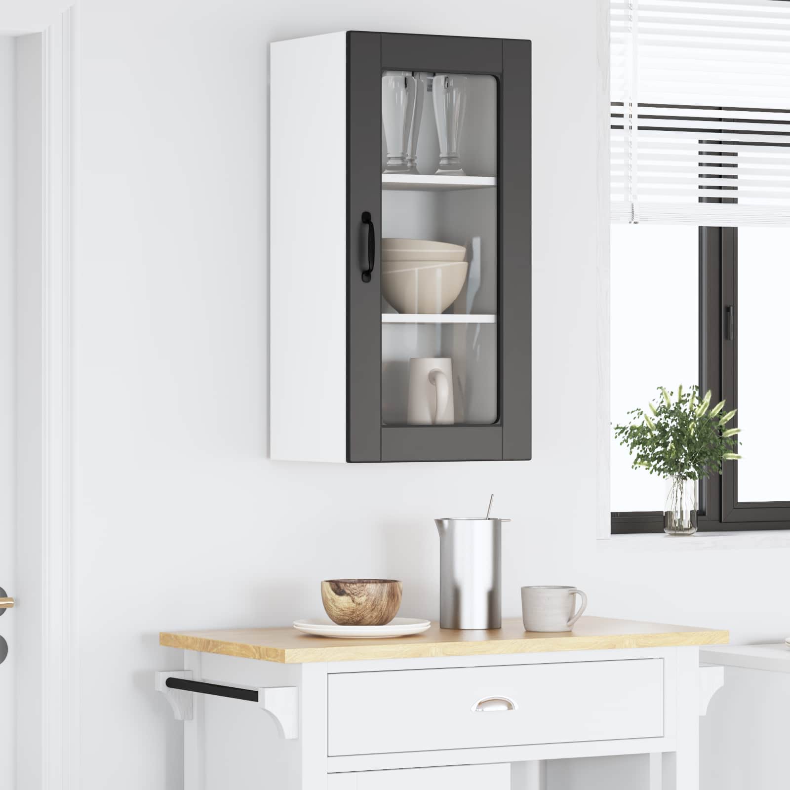 Pannello lavastoviglie Lucca Nero 40 x 31 x 80 cm | homemem39