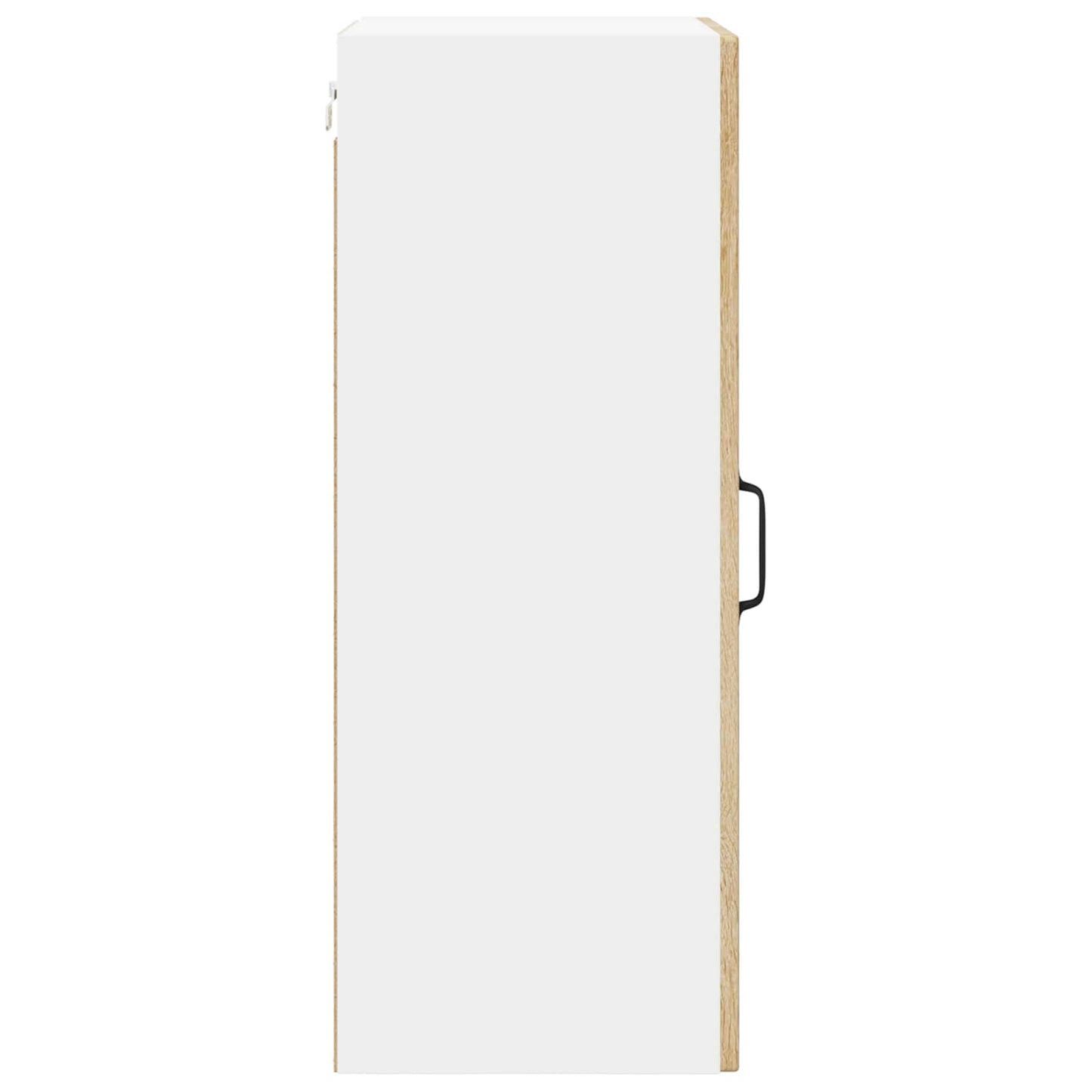 Mobile in vetro da parete LUCCA 2 pz Rovere Sonoma