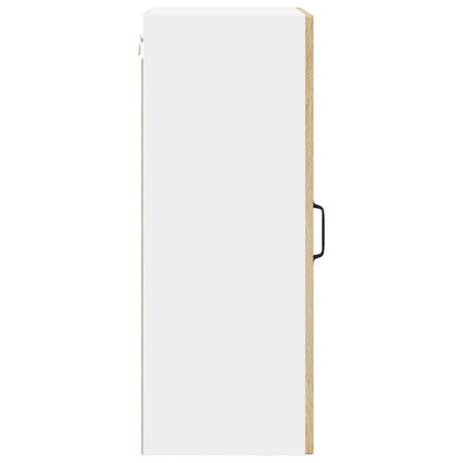 Mobile in vetro da parete LUCCA 2 pz Rovere Sonoma