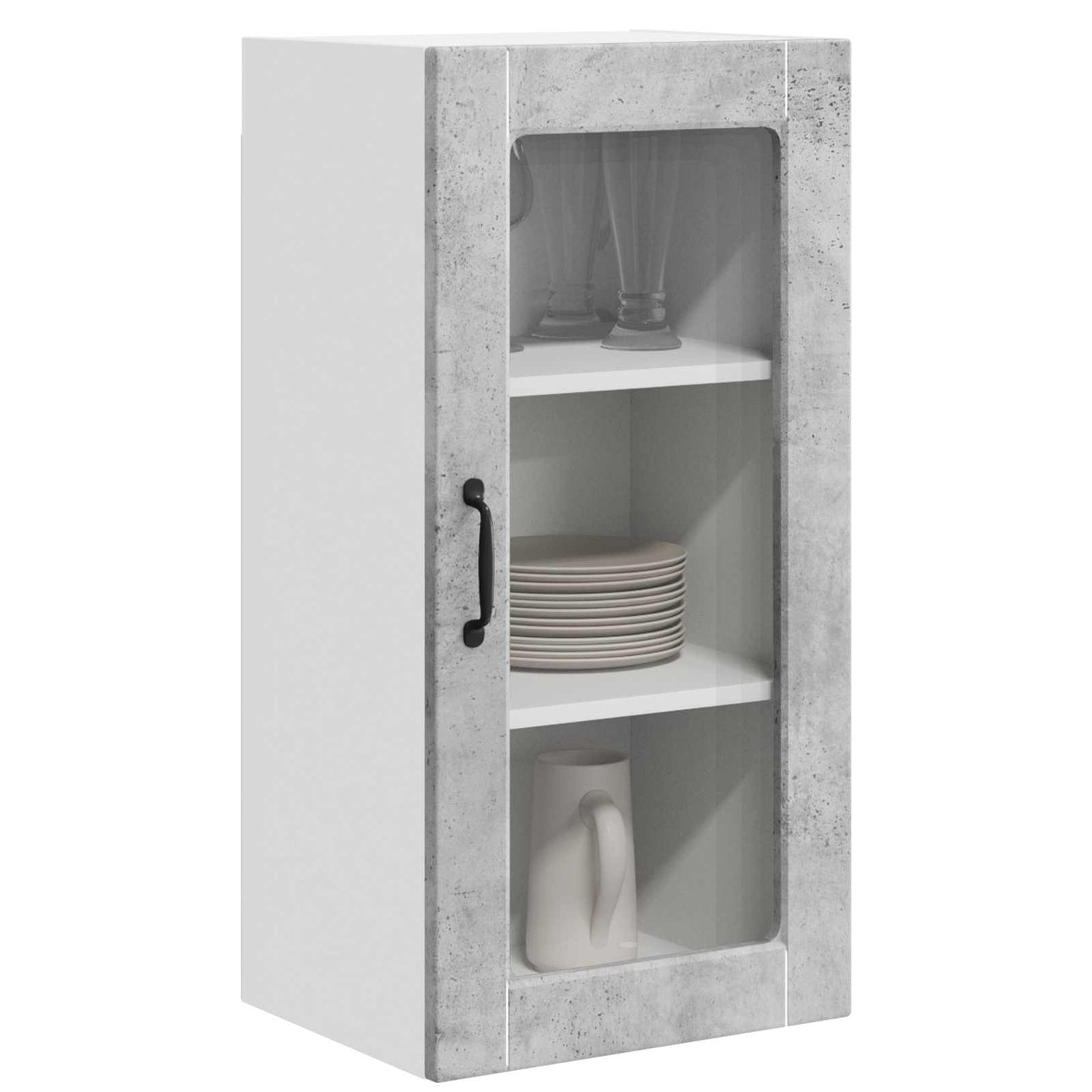 Pannello lavastoviglie Lucca Grigio Cemento 40 x 31 x 80 cm | homemem39