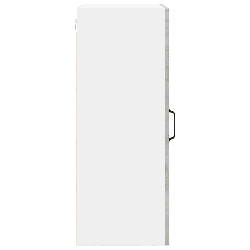 Mobile in vetro da parete LUCCA 2 pcs Grigio Cemento