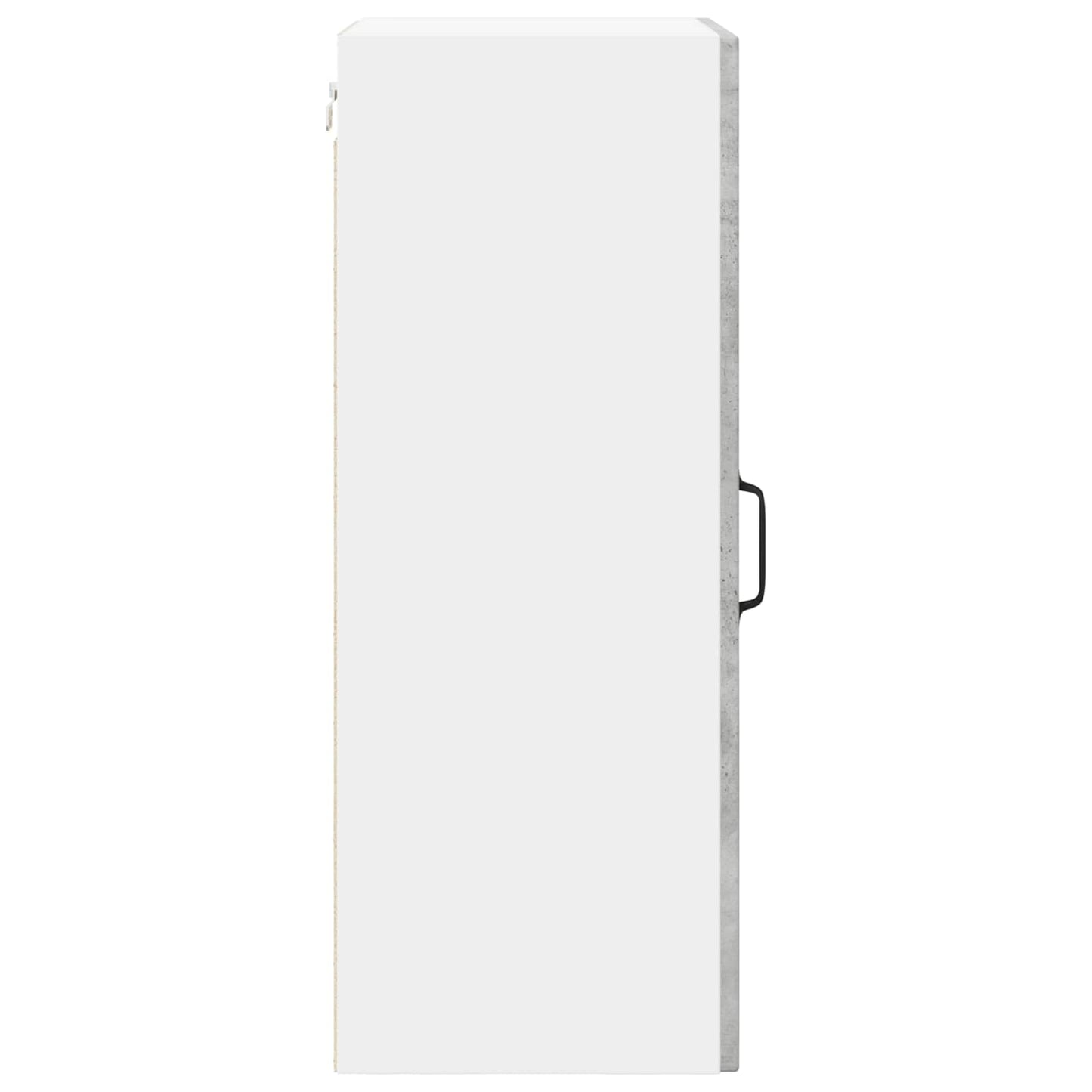Mobile in vetro da parete LUCCA 2 pz Grigio Cemento