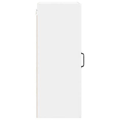Mobile in vetro da parete LUCCA Bianco Lucido 40 x 31 x 80 cm