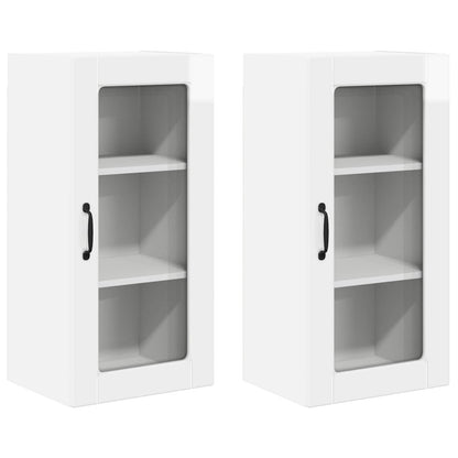 Pannello lavastoviglie Lucca 2 pcs Bianco Lucido | homemem39