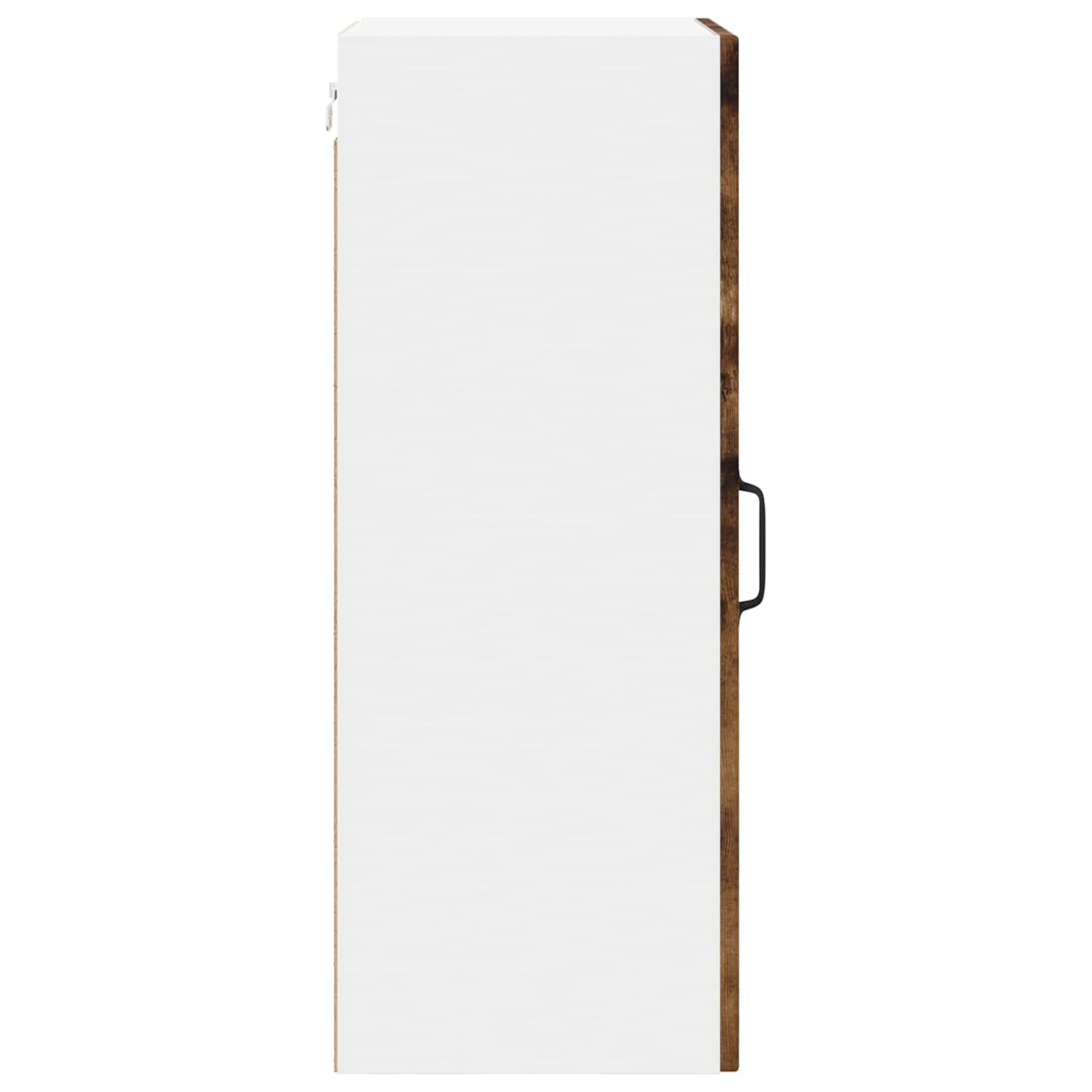 Mobile in vetro da parete LUCCA Rovere Fumo 40 x 31 x 80 cm