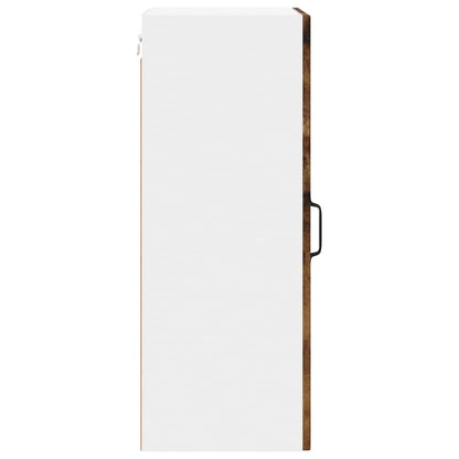 Mobile in vetro da parete LUCCA Rovere Fumo 40 x 31 x 80 cm