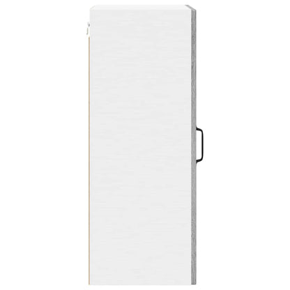 Mobile in vetro da parete LUCCA 2 pcs Grigio Sonoma
