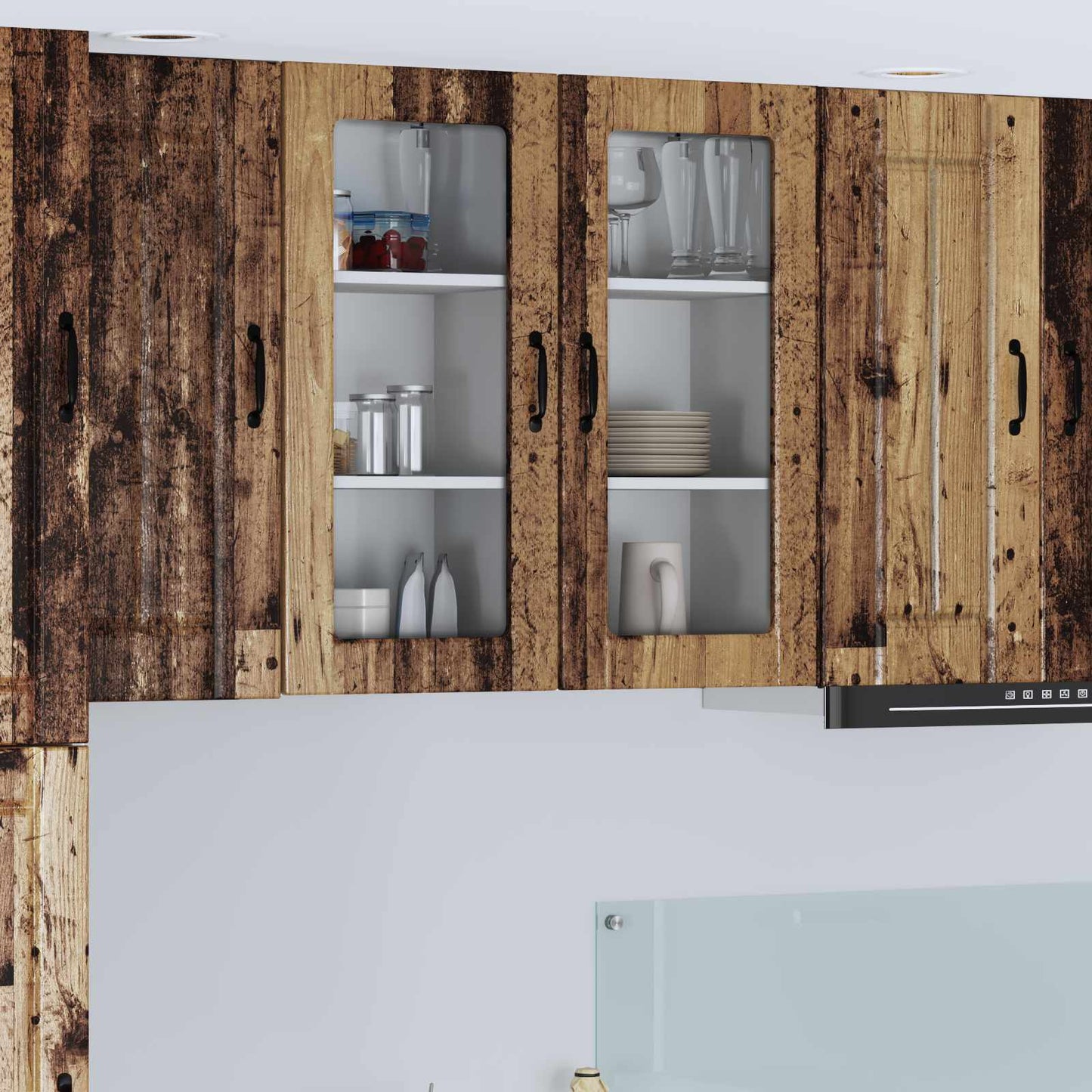 Pannello lavastoviglie Lucca 2 pcs Legno antico 40 x 31 x 80 cm | homemem39