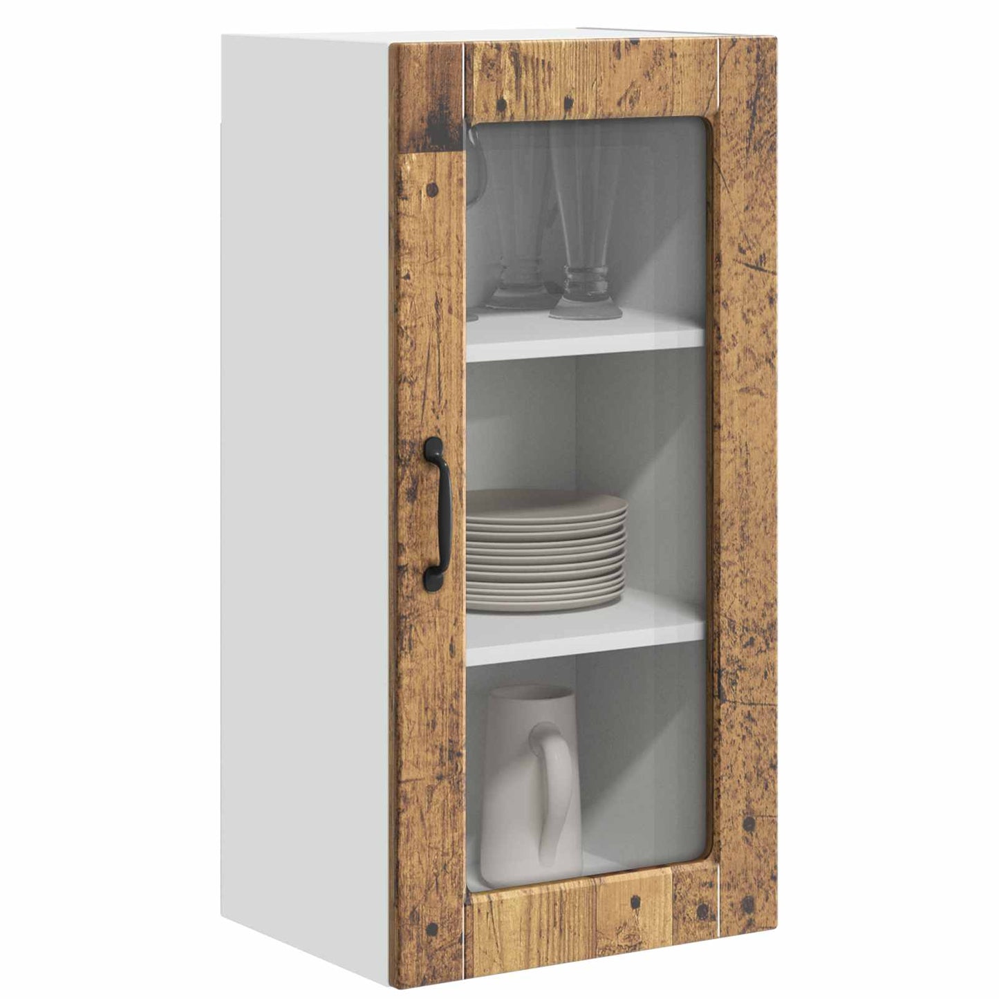 Pannello lavastoviglie Lucca 2 pcs Legno antico 40 x 31 x 80 cm | homemem39