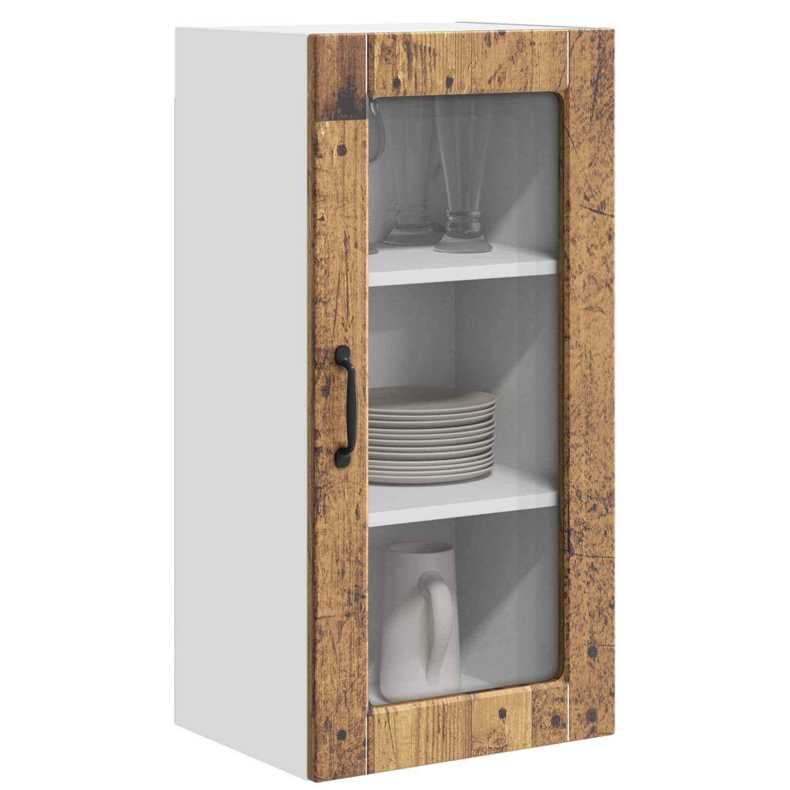 Pannello lavastoviglie Lucca 2 pcs Legno antico 40 x 31 x 80 cm | homemem39