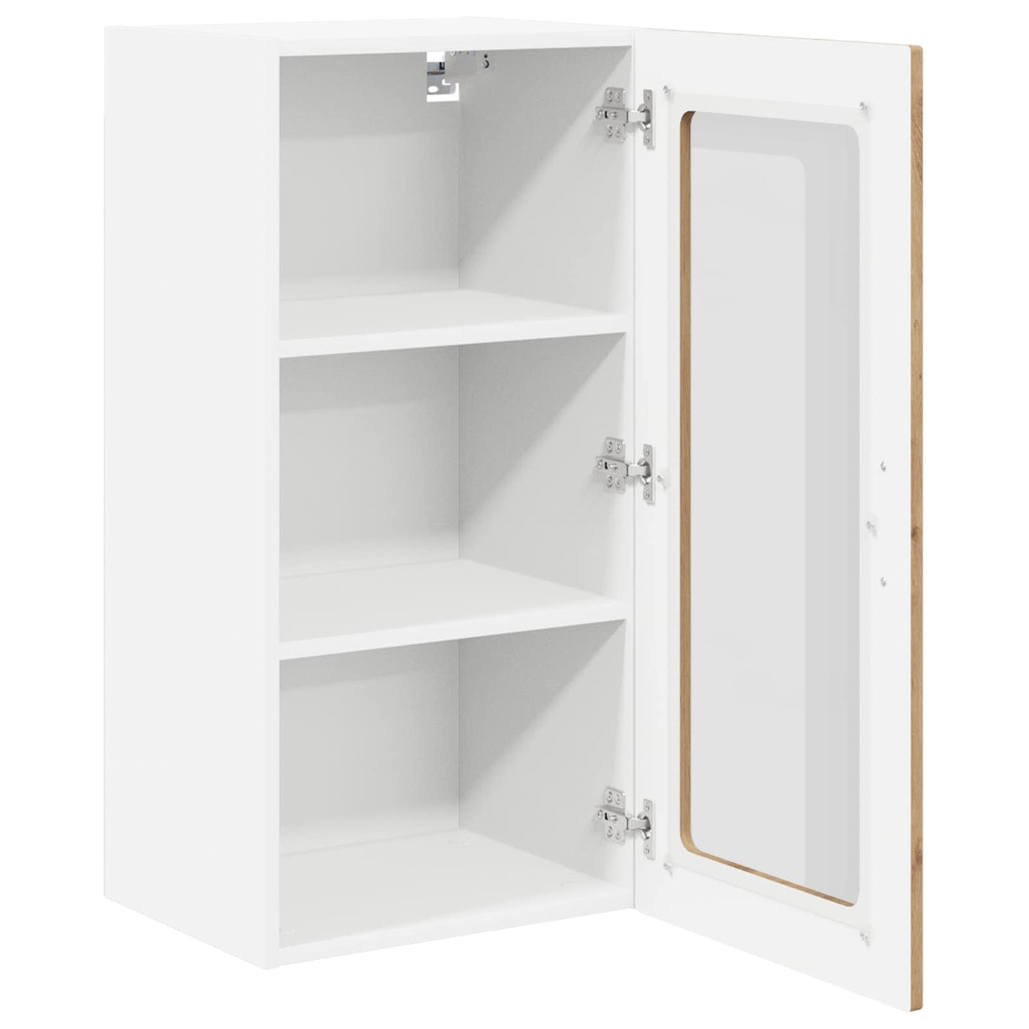 Mobile in vetro da parete LUCCA 2 pcs Rovere Artigianale
