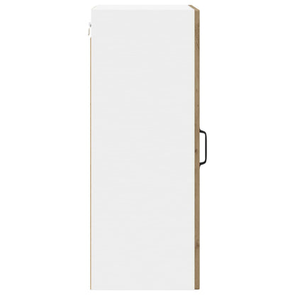 Mobile in vetro da parete LUCCA 2 pz Rovere Artigianale