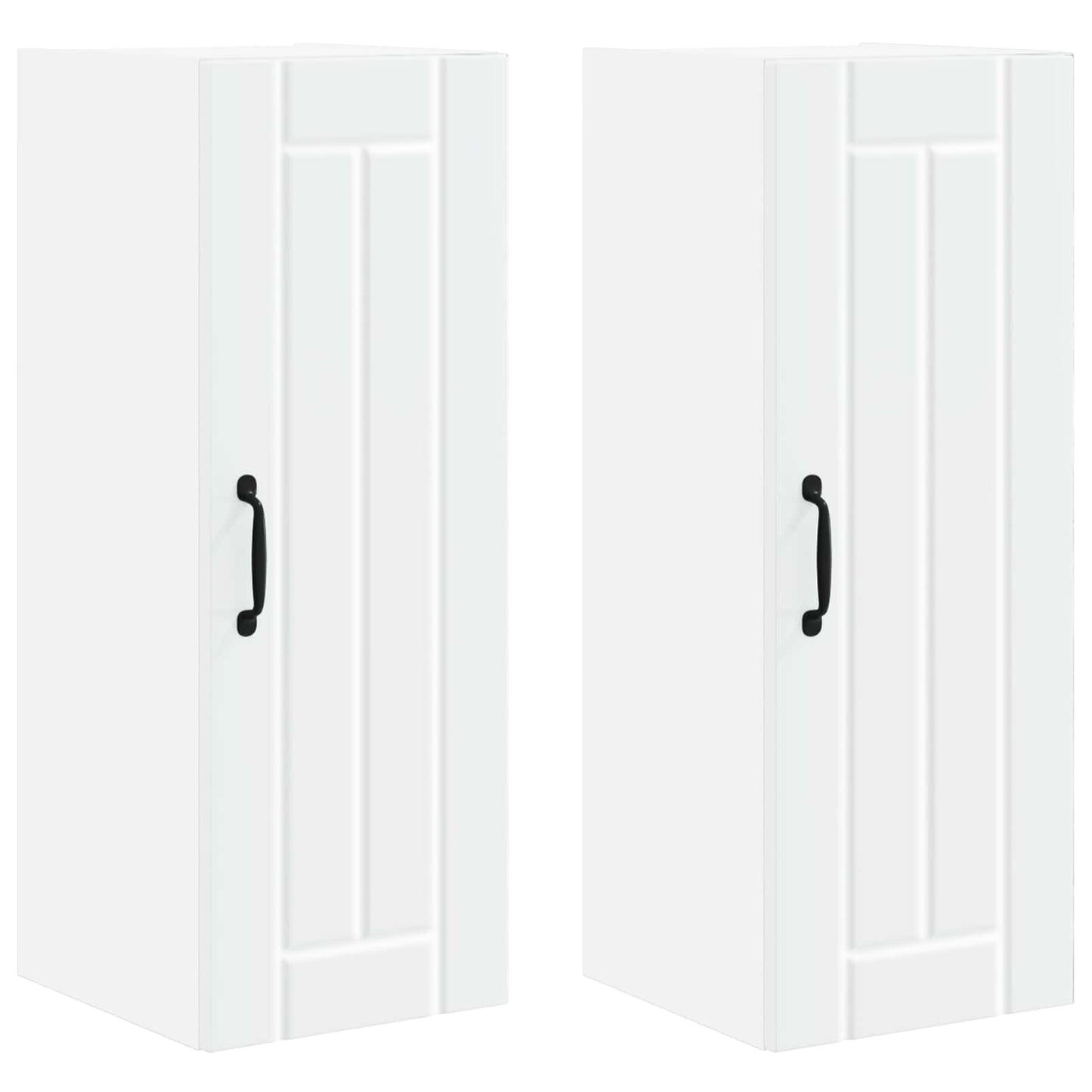 Armadietto a muro LUCCA 2 pcs Bianco 30 x 31 x 80 cm