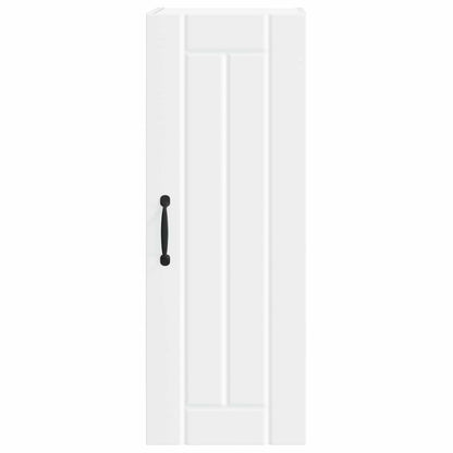 Armadietto a muro LUCCA 2 pz Bianco Legno ingegnerizzato