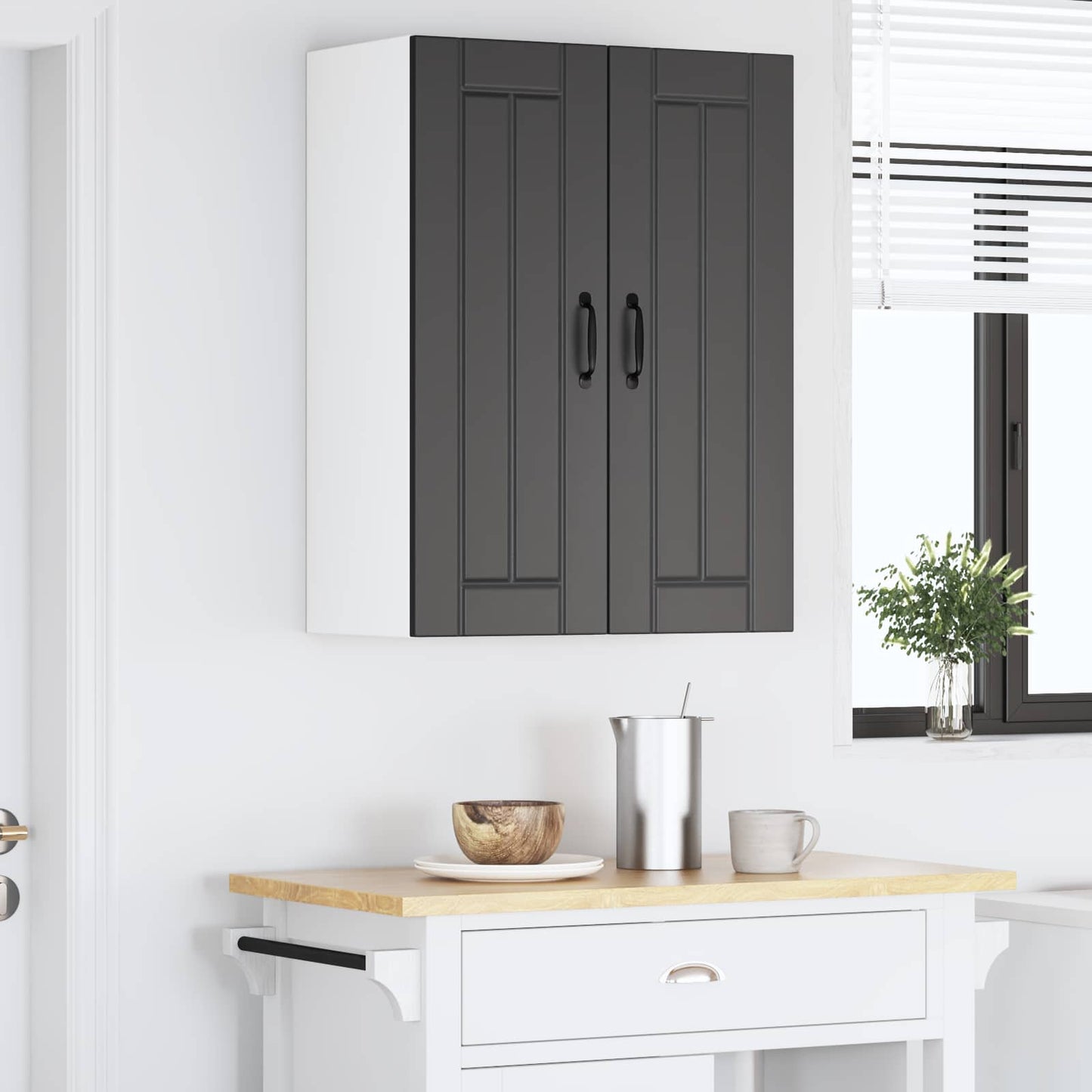 Pannello lavastoviglie Lucca 2 pcs Nero 30 x 31 x 80 cm | homemem39