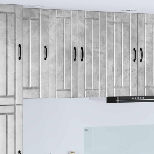 Armadietto a muro LUCCA 2 pcs Grigio Cemento 30 x 31 x 80 cm | homemem39