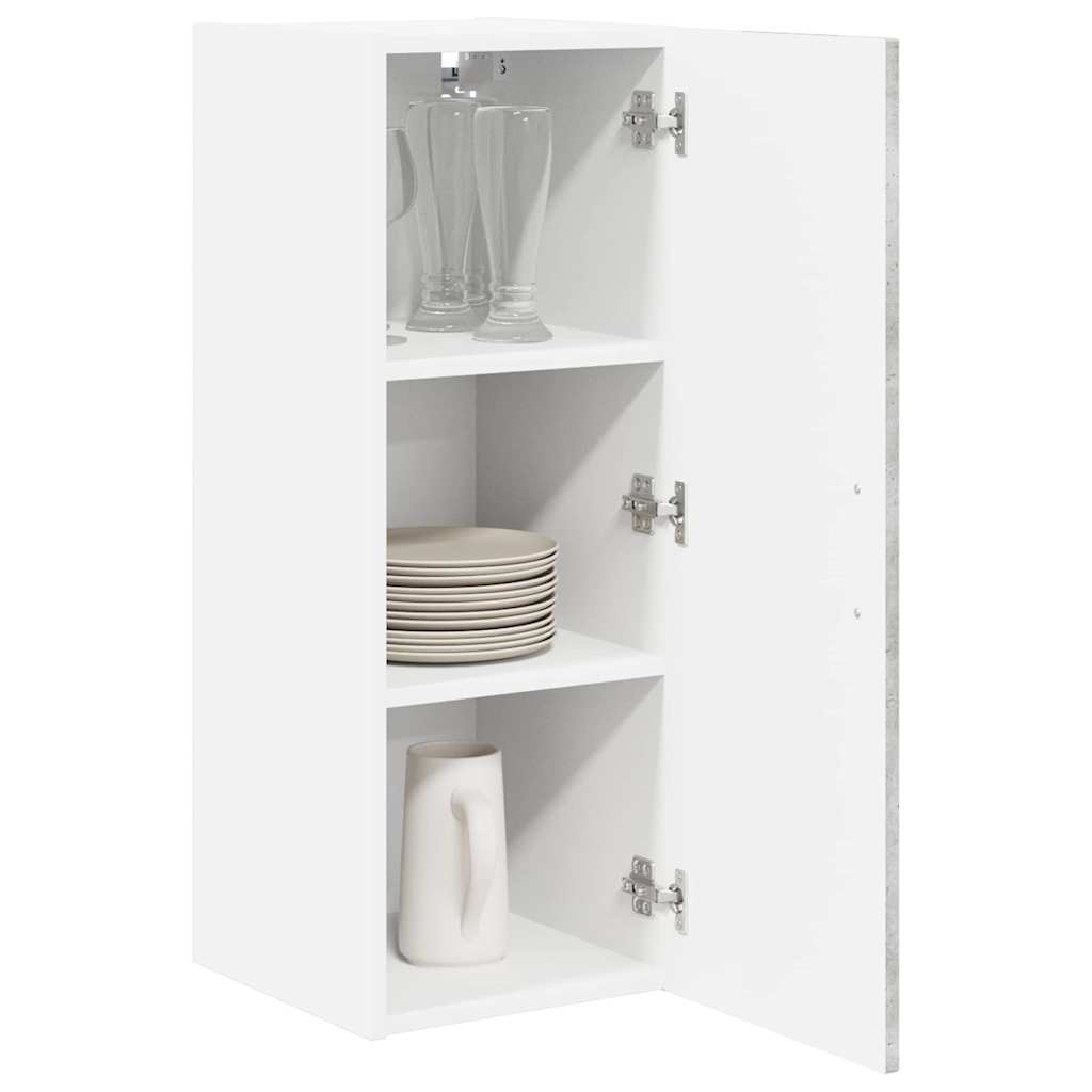 Armadietto a muro LUCCA 2 pcs Grigio Cemento 30 x 31 x 80 cm | homemem39