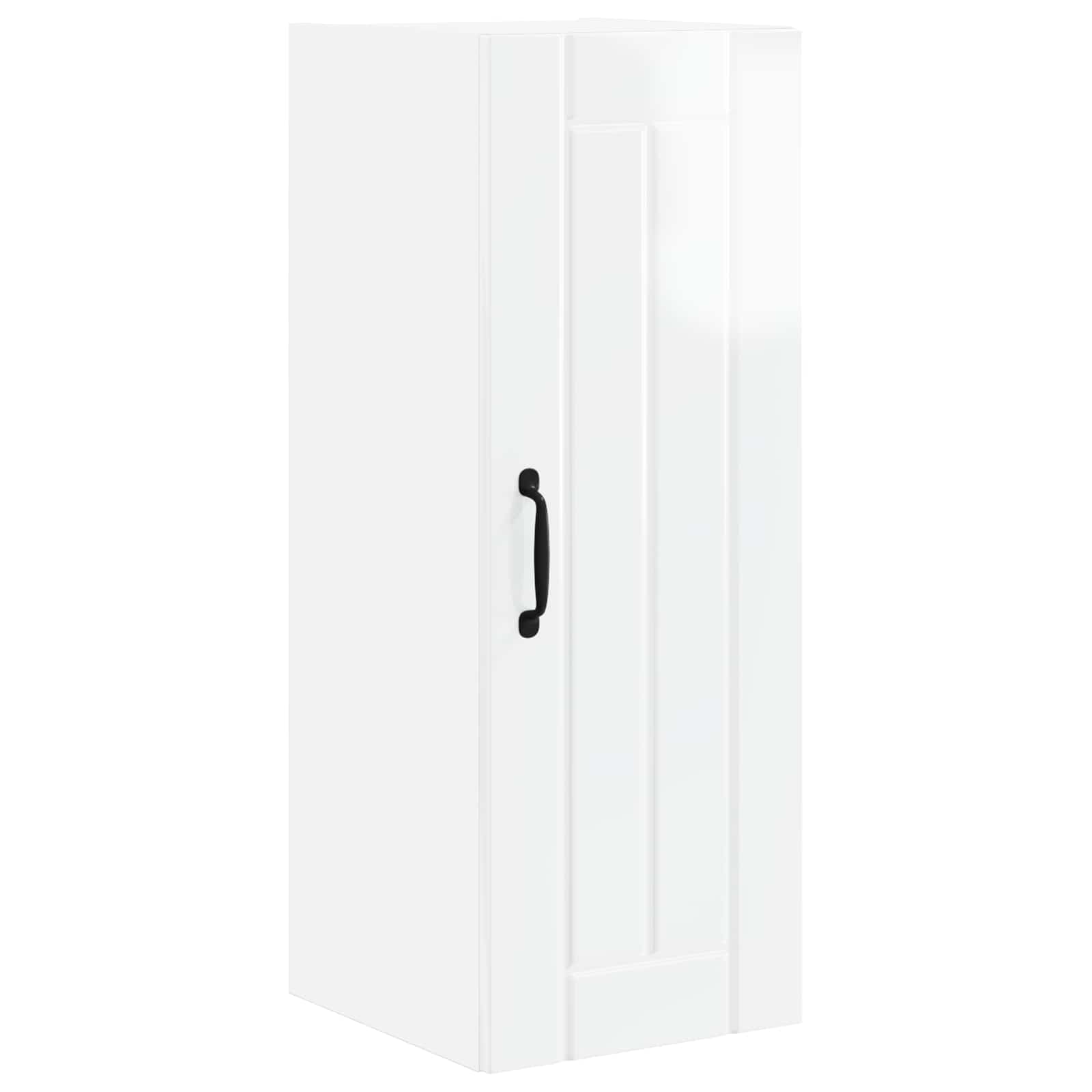 Armadietto a muro LUCCA 2 pcs Bianco Lucido 30 x 31 x 80 cm | homemem39