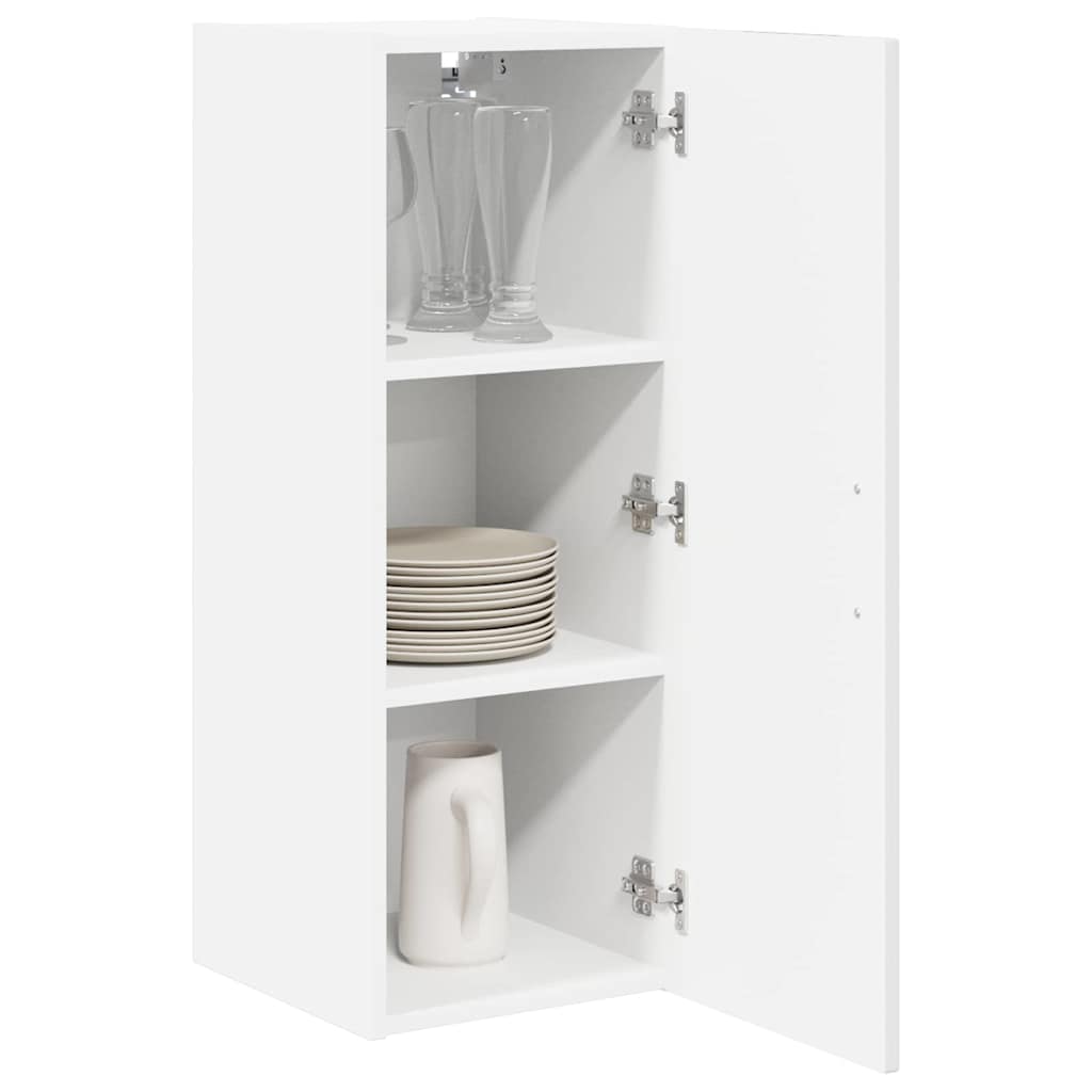 Armadietto a muro LUCCA 2 pcs Bianco Lucido 30 x 31 x 80 cm | homemem39