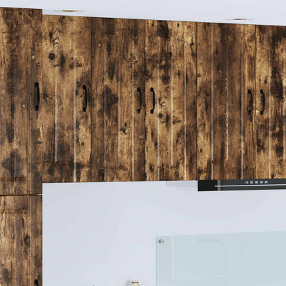 Armadietto a muro LUCCA 2 pcs Rovere Fumo 30 x 31 x 80 cm | homemem39
