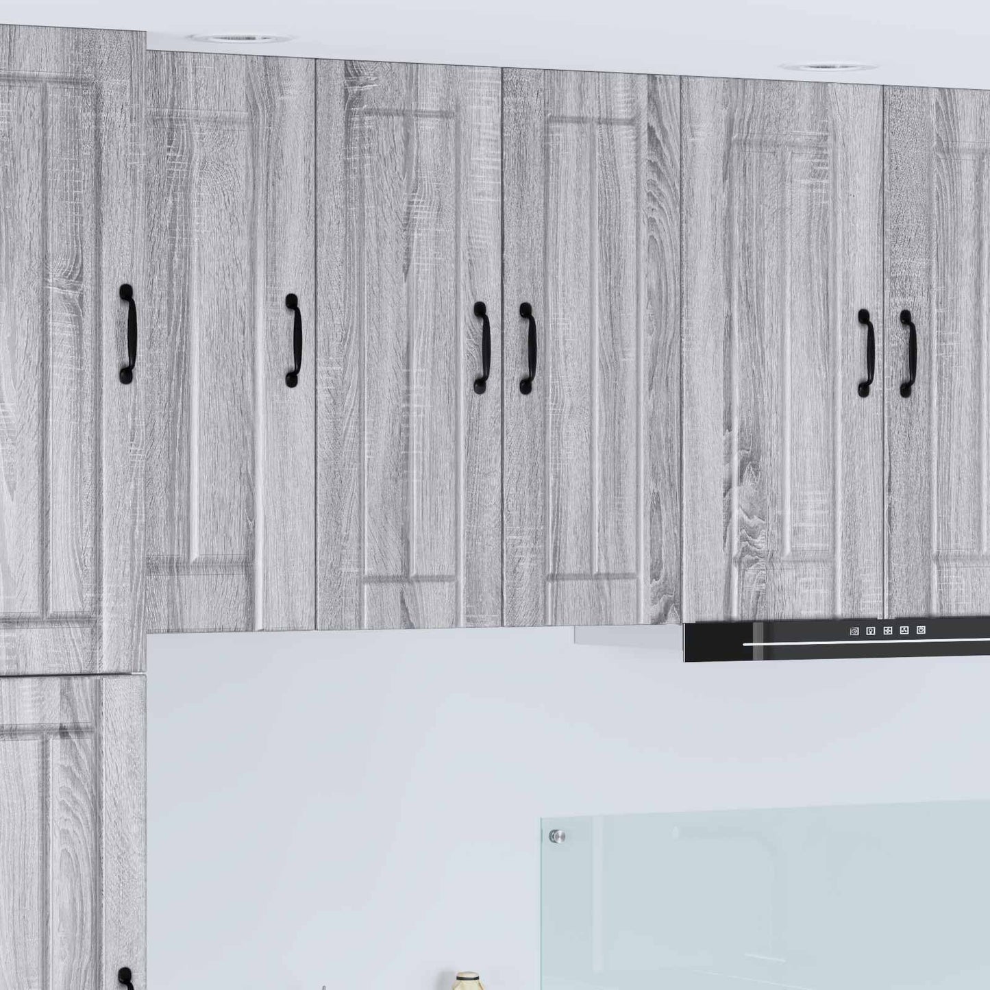 Armadietto a muro LUCCA Grigio Sonoma 30 x 31 x 80 cm | homemem39