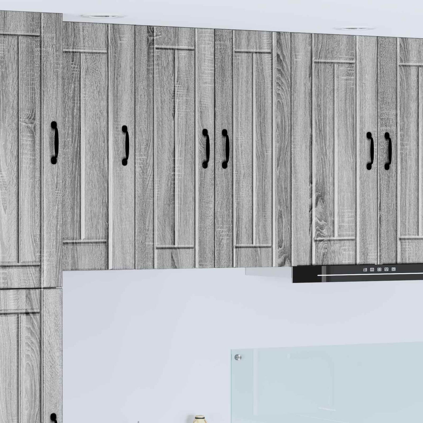 Armadietto a muro LUCCA Grigio Sonoma 30 x 31 x 80 cm