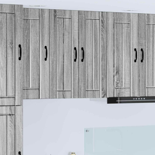 Armadietto a muro LUCCA Grigio Sonoma 30 x 31 x 80 cm