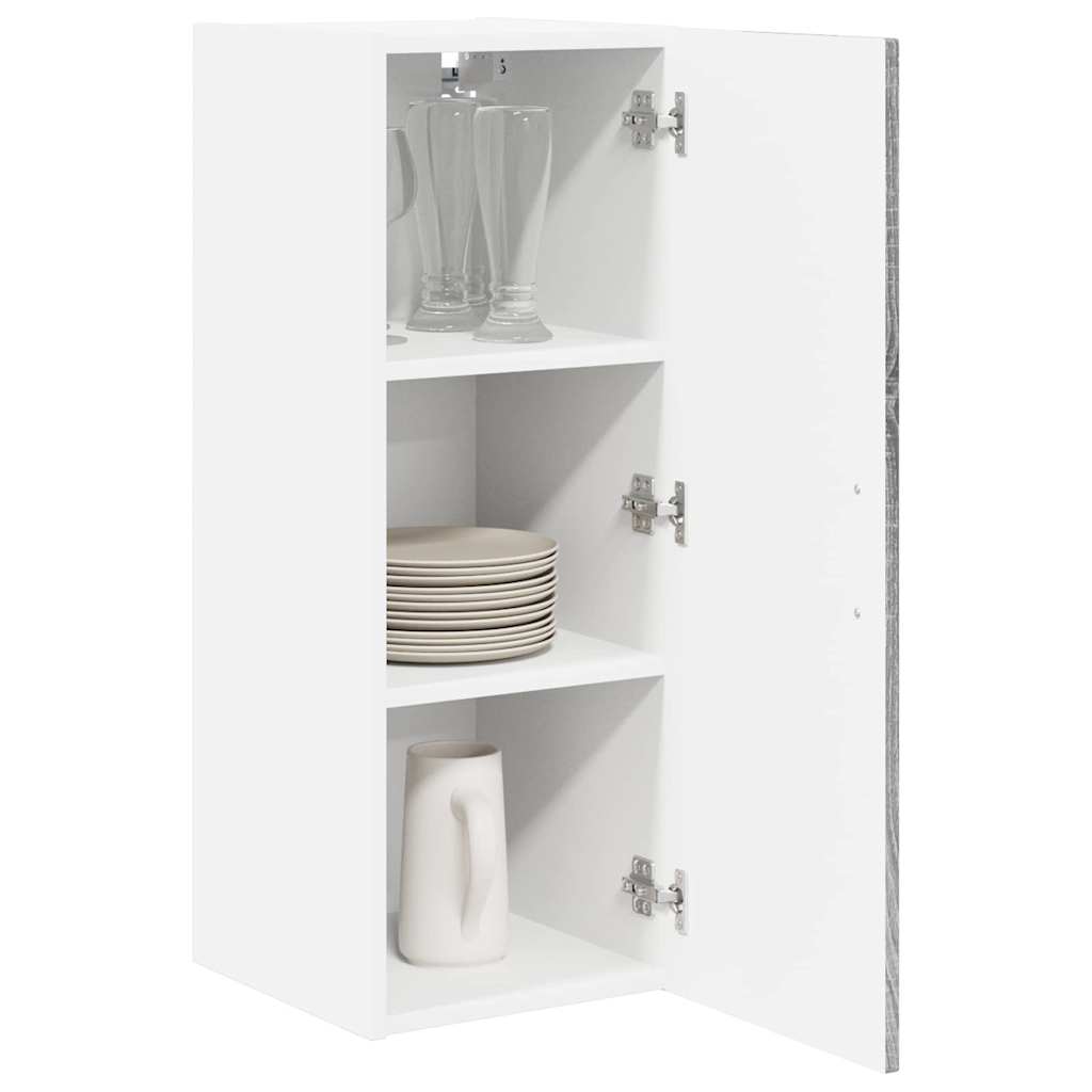 Armadietto a muro LUCCA Grigio Sonoma 30 x 31 x 80 cm | homemem39