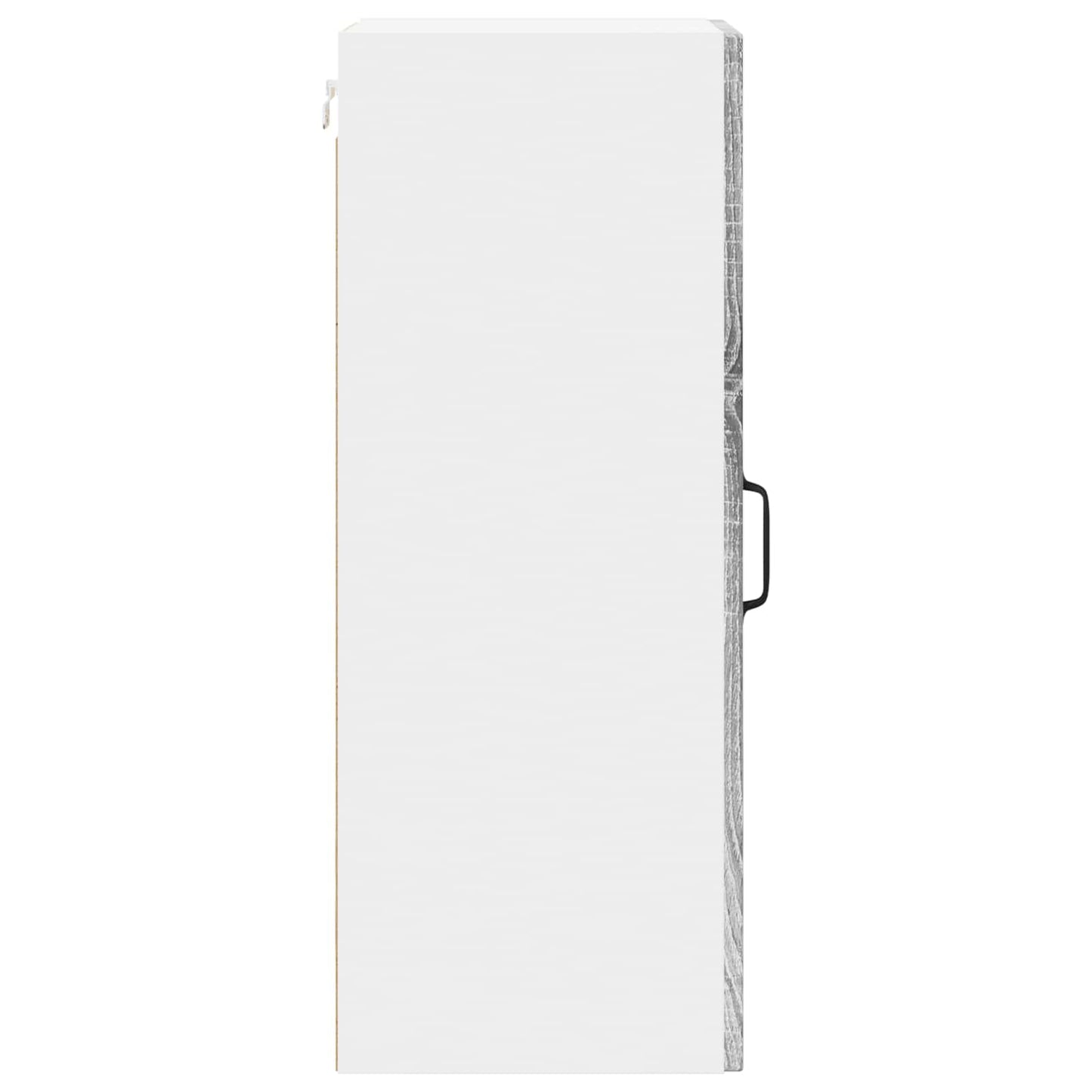 Armadietto a muro LUCCA 2 pz Grigio Sonoma Legno ingegnerizzato