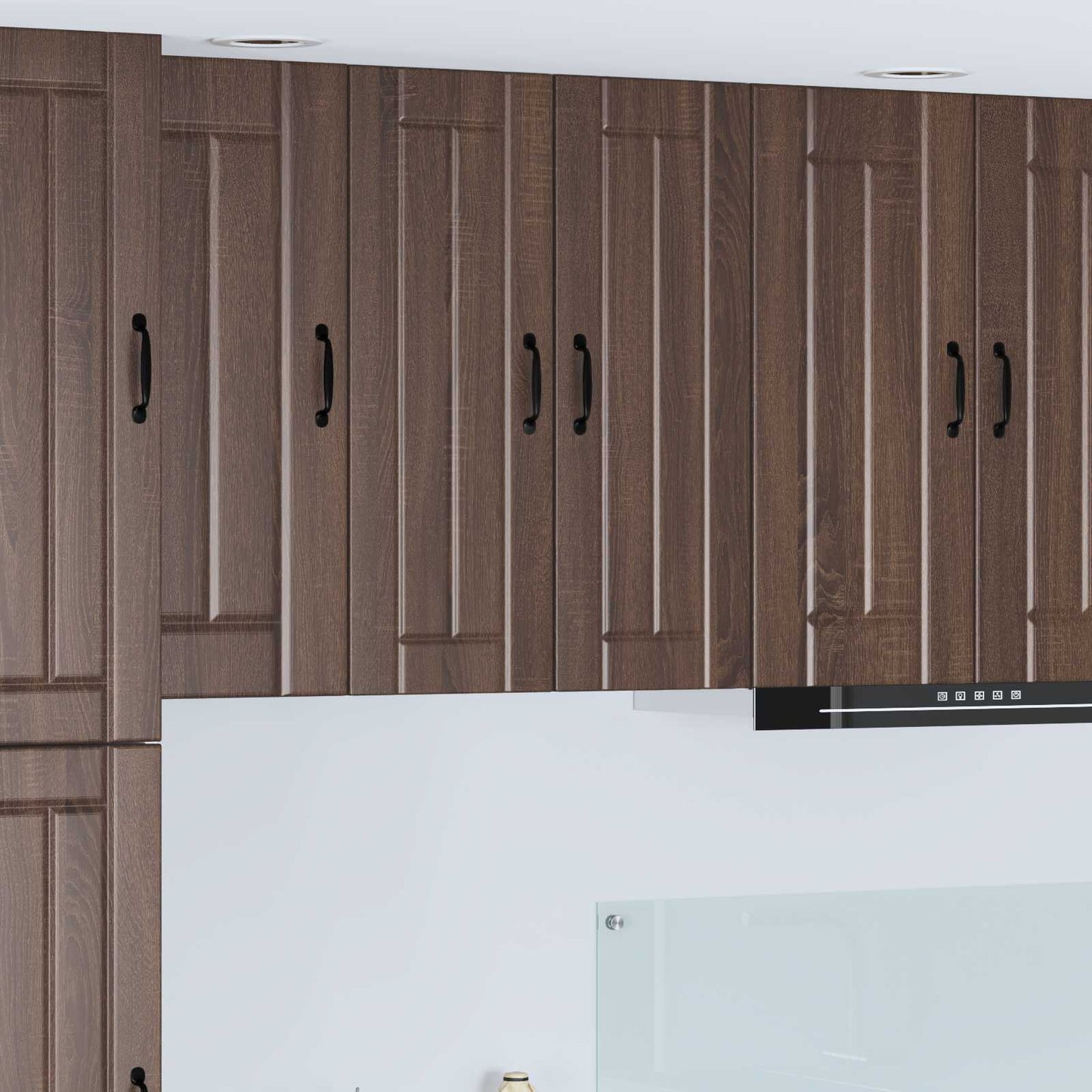 Armadietto a muro LUCCA Rovere Marrone 30 x 31 x 80 cm | homemem39