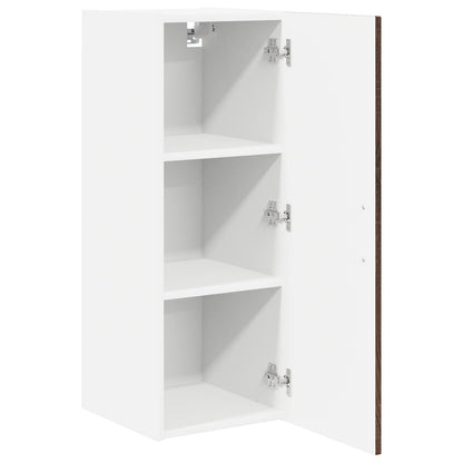 Armadietto a muro LUCCA 2 pcs Rovere Marrone 30 x 31 x 80 cm | homemem39