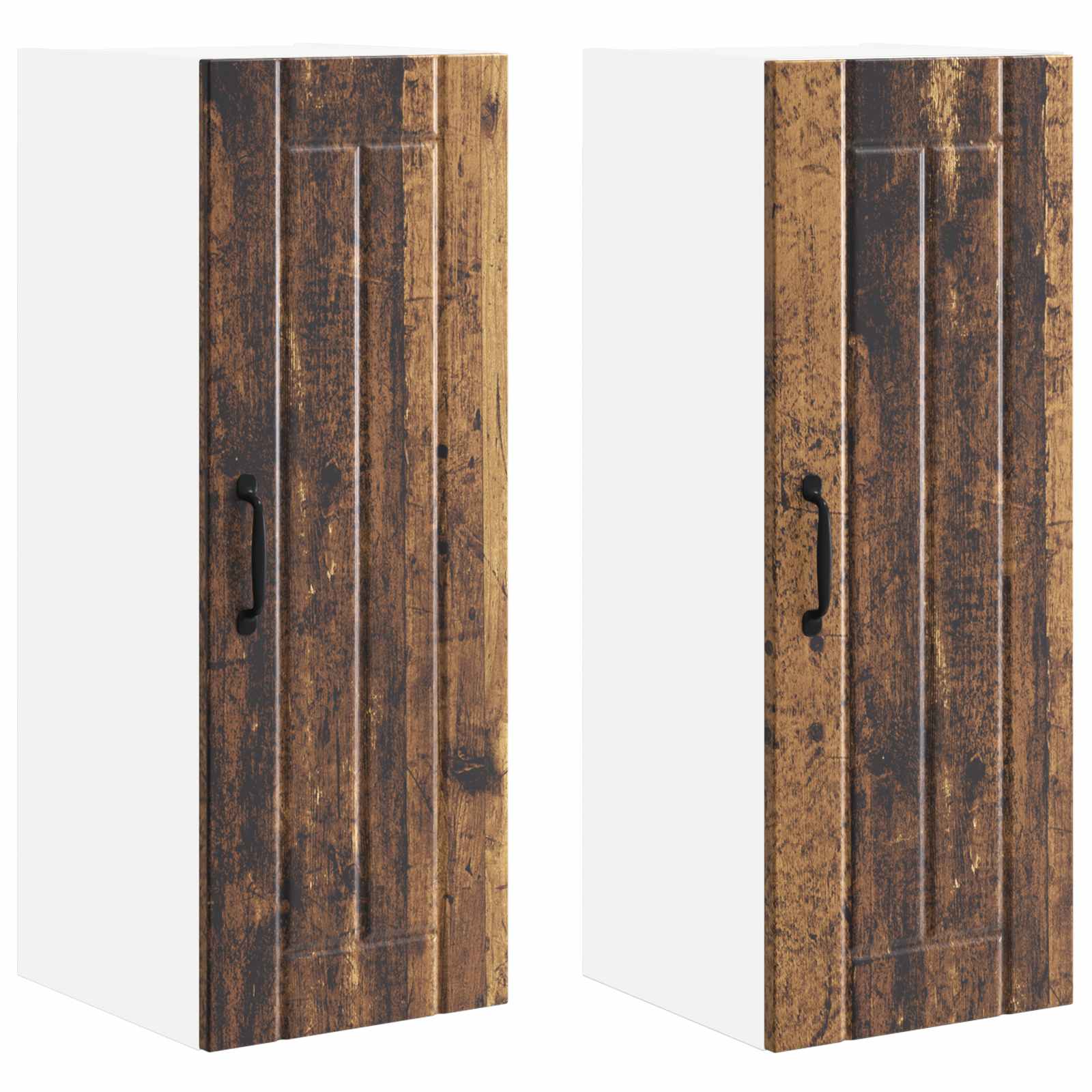 Armadietto a muro LUCCA 2 pcs Legno antico 30 x 31 x 80 cm | homemem39